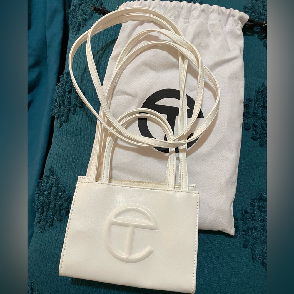 Telfar Mini White Purse